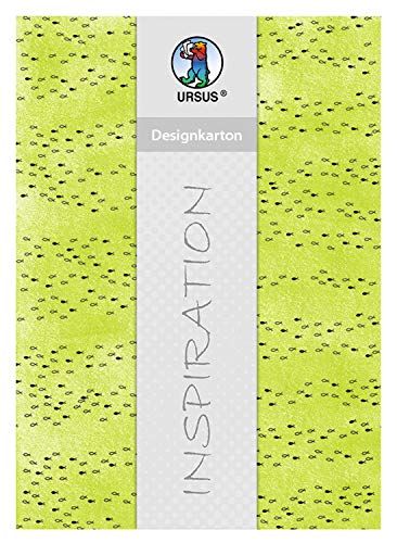 Ursus designkarton Halleluja - A4 - appelgroen - 200 g/m² - 5 vellen