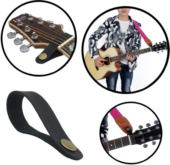 Hiden Gitaar Strap Zwart