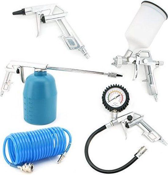 Airpress 45893 5-delige Accessoireset voor luchtgereedschap - Euro
