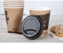 Fiesta Green DS053 Composteerbare koffiekopje deksels 340ml/12oz (Pack van 1000)