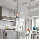 Feiss LED Hanglamp Harrow | 1X E27 Max 60W | Dimbaar | Polished Nickel