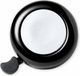 Merkloos / Sans marque Makito Western Europe Fietsbel Ring - metallic zwart - Dia 5.5 cm - Aluminium - verstelbaar