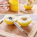 König Design Multifunctionele 2-in-1 set voor het schrappen van meloenbolletjes, met een mesje voor fruit, ideaal voor salades en desserts