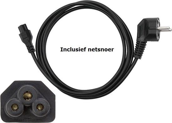 Dell 65W AC Adapter for Laptop - 3 Pin - Black