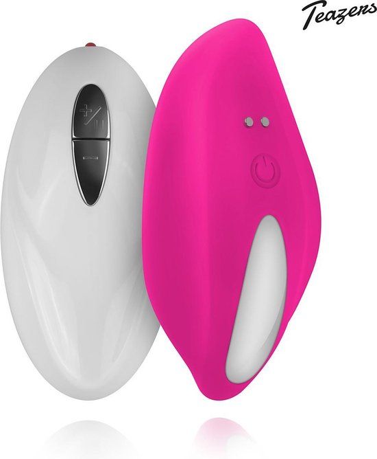 Teazers Clitoris Vibrator Panty Pleasure - Roze - Mini vibrator - USB - 12 standen