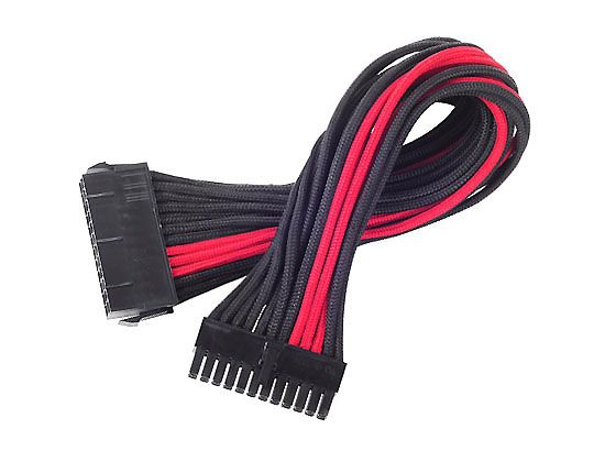 Silverstone SST-PP07-MBBR - Rood/Zwart - 0,3m