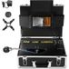 Caméra d'inspection de canalisation avec écran 17,9 cm, caméra 1000TVL, 30,5m de câble, fonction DVR, étanche IP68, 12 LED ajustables, carte SD 16 Go incluse.