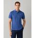 Hackett London HM5600203 Polo slim fit bleu avec logo (L)