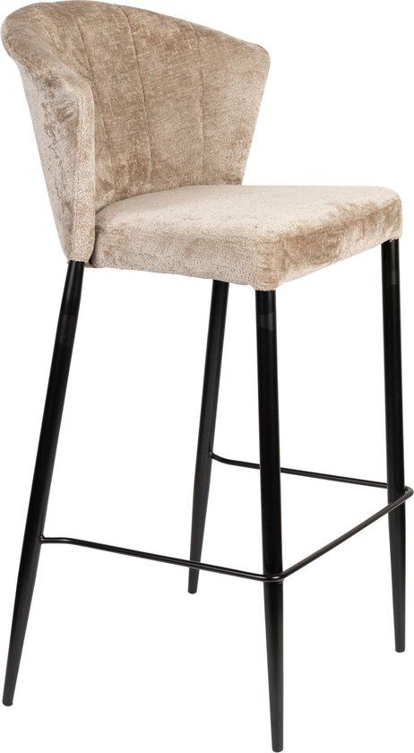 Dutchbone Georgia Counter/Bar Stool Beige - Set of 2