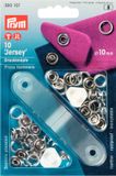 Prym Jersey Drukknopen 10 mm zilver 390 107 - 10 stuks