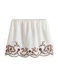 Next Dames Skort met broderie - Wit