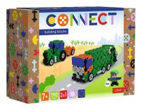 Trefl Vuilniswagen, Tractor Bouwblokken FSC Mix 70% Meerkleurig 190 Stuks