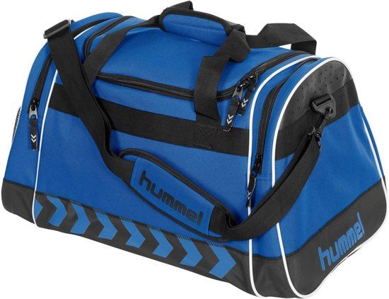Hummel Sporttas - blauw/zwart