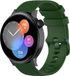 Strap-it Luxe siliconen bandje - Legergroen - Geschikt voor Huawei Watch GT 2 42mm / GT 3 42mm / GT 3 Pro 43mm