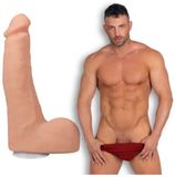 Doc Johnson Maximo Garcia - Realistic ULTRASKYN Dildo - 8.5" / 21 cm - Vanille