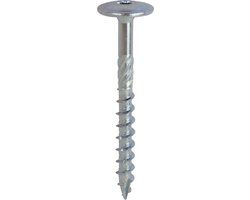 WOODIES® Ultimate Tellerkopschroef Torx Verzinkt 6x30 Voldraad VE=100