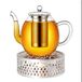 Creano Theepot en Verwarmer 1.5L met Inox Theelicht