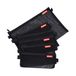 Pendancy Mesh Rits Pouch 5 stks Lichtgewicht Nylon Bestandsmappen Document Organizer Cosmetische Tassen Accessoires Opslag voor Reizen en Kantoorbenodigdheden (zwart, A4 A5 A6)