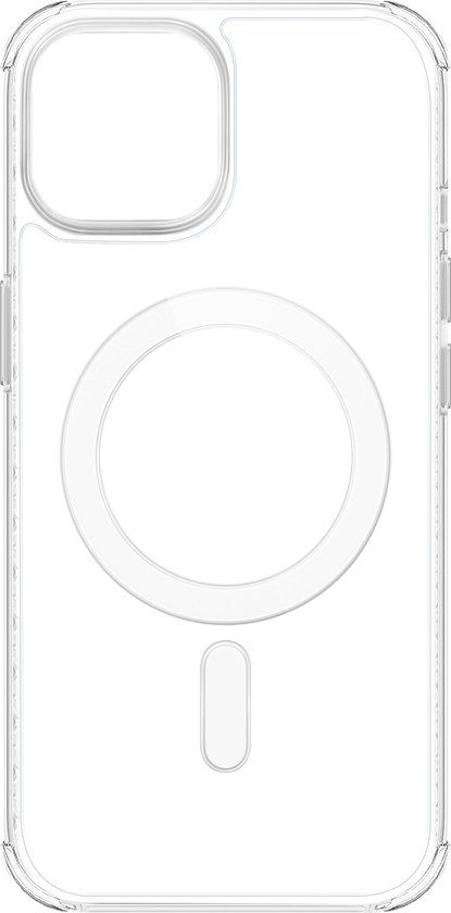 FORCE CASE Air-versterkte hoes voor Apple iPhone 15, MagSafe-compatibel, Transparant