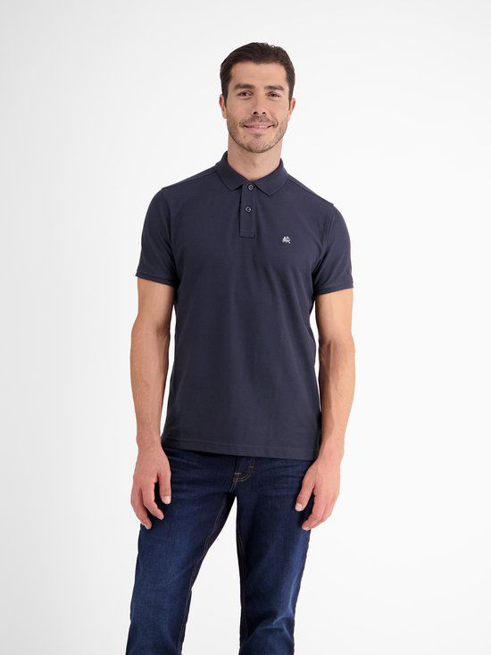 LERROS Poloshirt met COOL & DRY-functie in piquékwaliteit, Maat: S, Kleur: CLASSIC NAVY