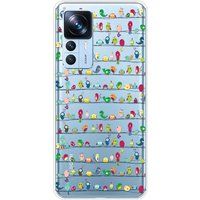 1001 coques Xiaomi Siliconen hoesje compatibel met Xiaomi Mi 12T, Xiaomi Mi 12T Pro Birds