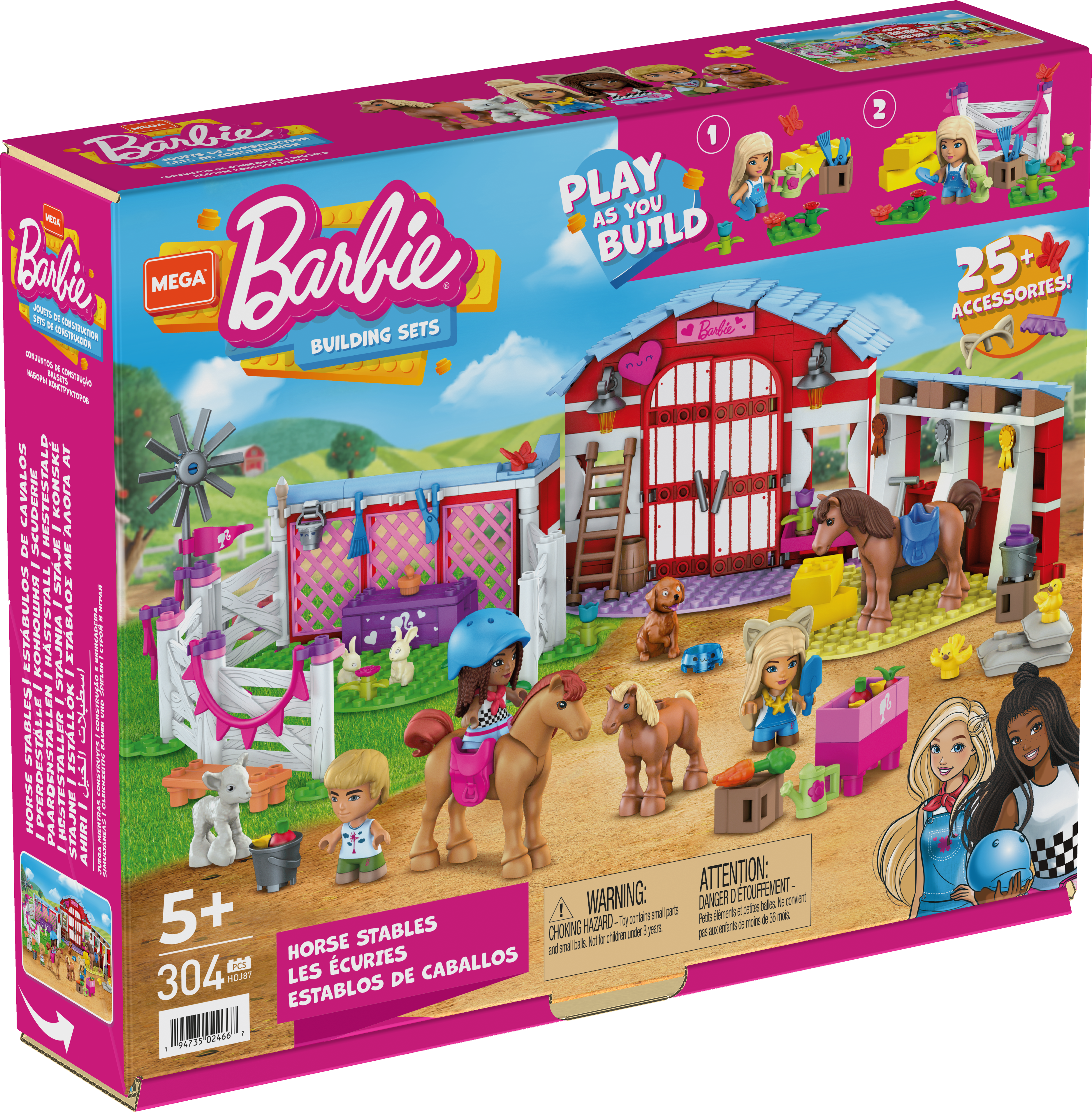Mega Barbie - Paardenstallen