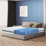 White Stone The White Stone Matras 120 x 200 Orthopedisch schuim Antibacterieel | Hoogte 20cm | 3D-luchtbekleding van hypoallergene en anti-mijtvezel | 7 gedifferentieerde temperatuurgevoelige zones
