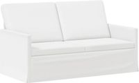 vidaXL 2-zitsbank Wit Stof 150 x 81 x 82 cm