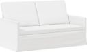 vidaXL 2-zitsbank Wit Stof 150 x 81 x 82 cm