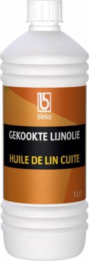Van Wijk Verf Gekookte lijnolie - 1 liter hardhout beschermer