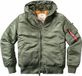 Alpha Industries MA-1 Hooded Bomberjack sage green