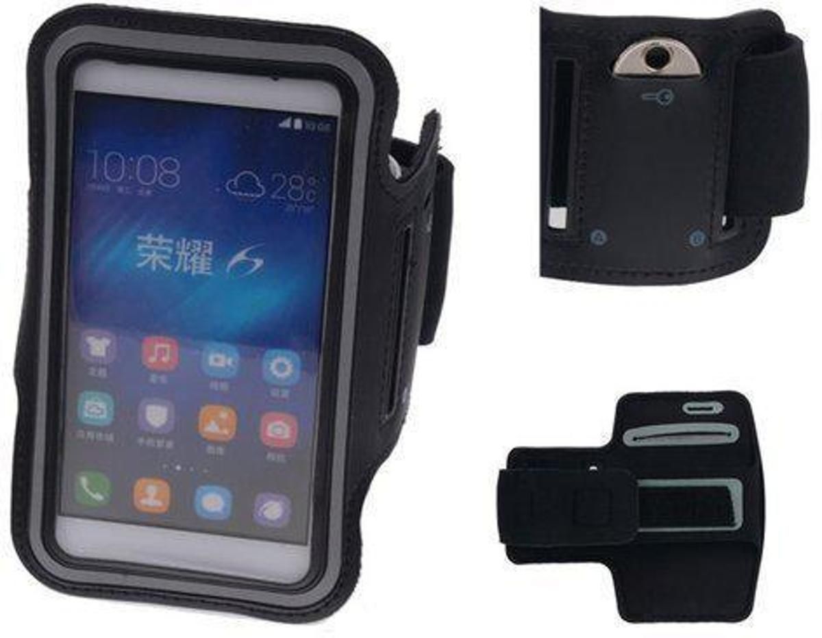 Huawei Ascend Y550 Zwart Sport Armband Neopreen
