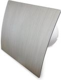 BWS Badkamer Ventilator Pro Design Standaard 100mm 105 m3 Zilver Kunststof