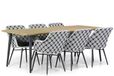 Lifestyle Garden Furniture Lifestyle Lifestyle Crossway/Montana 240 cm dining tuinset 7-delig