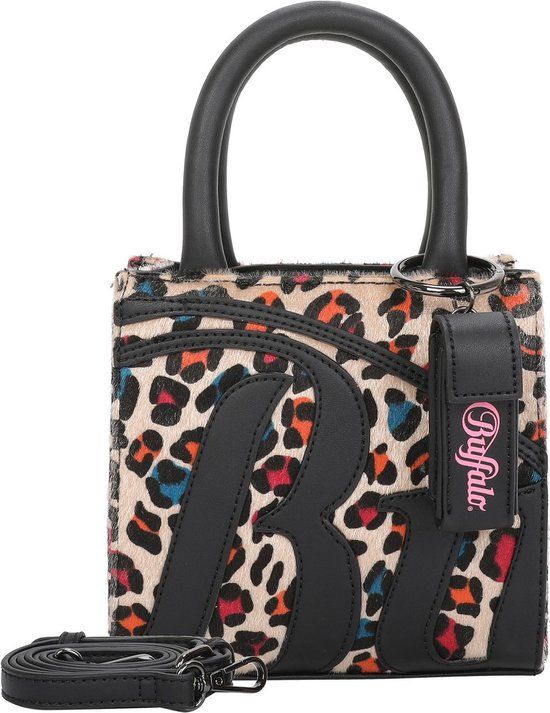 BUFFALO Boxy37 Handtas Dames Leo Neo - Fake Fur - Panterprint
