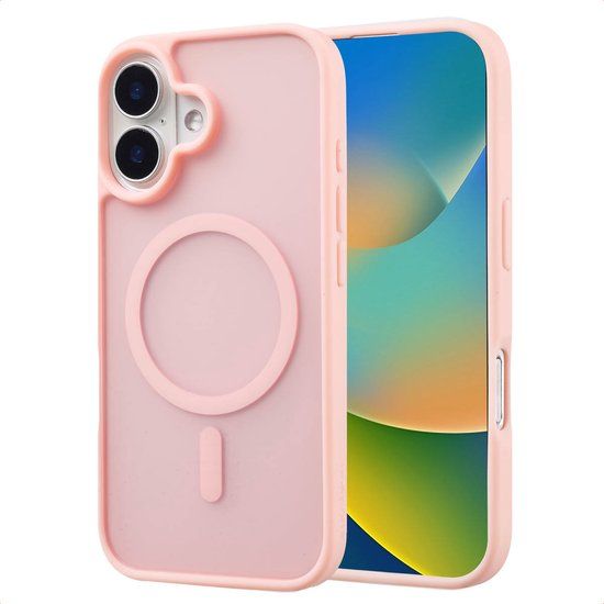 imoshion Color Guard Backcover geschikt voor MagSafe - Lichtroze - Apple iPhone 16