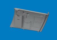 Eduard Modelbouwpakket - 632209 PRINT - Cockpitdeur voor Hurricane Mk.II - Resin onderdeel - 1:32 - Modelbouw