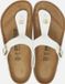 Birkenstock Gizeh slippers lak wit - Maat 39