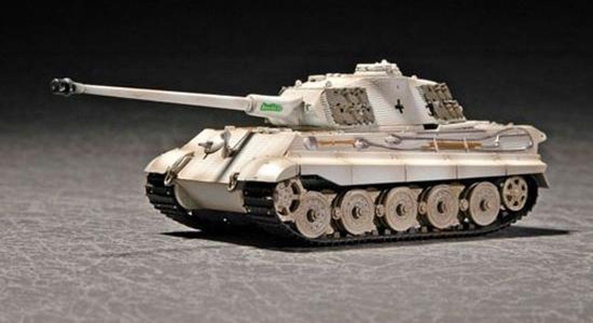 Trumpeter King Tiger Porsche Turret w/Zimmit - Modelbouwpakket - Kunststof - 2022