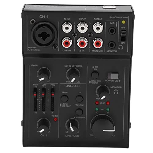 NEZE Audio Mixer Controller, Easy Connect Digitale Mixer Digitale Computer Chip Computer Microfoon Metalen Behuizing