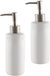Luxury houseware Luxery Houseware Vanetta Zeepdispenser - Wit Keramiek - 20 cm - 400 ml