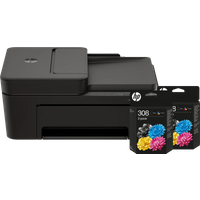 HP DeskJet 4320 All-in-One + 2 zwarte + 2 kleuren cartridges