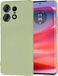 Techsuit Hoesje geschikt voor Motorola Edge 50 Pro - Soft Flex Silicone Back Cover - Matcha