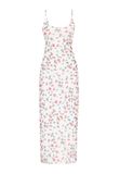 MYMO Zomerjurk 'Spring Summer' grasgroen / karmijnrood / wit