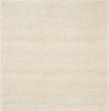 Safavieh Shaggy SG151 Tapijt, vierkant, polypropyleen, geweven, ivoorkleurig, 121 x 121 cm