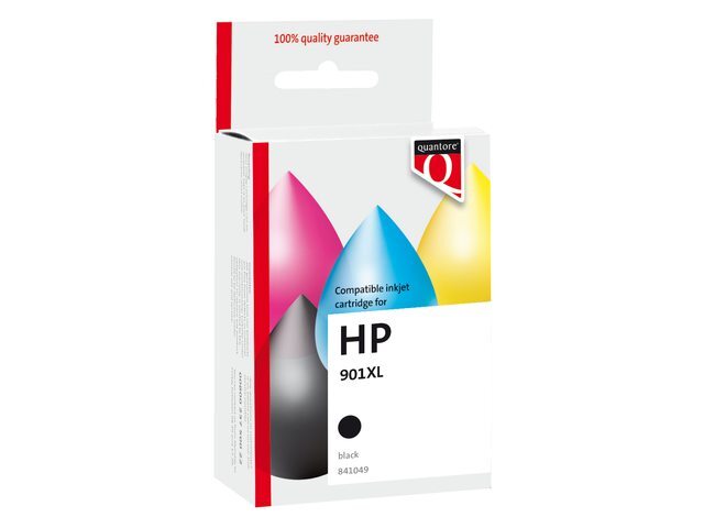 Quantore Inkcartridge HP CC654A 901XL zwart