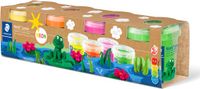 STAEDTLER Noris junior boetseerklei - Set met 4 neonkleuren