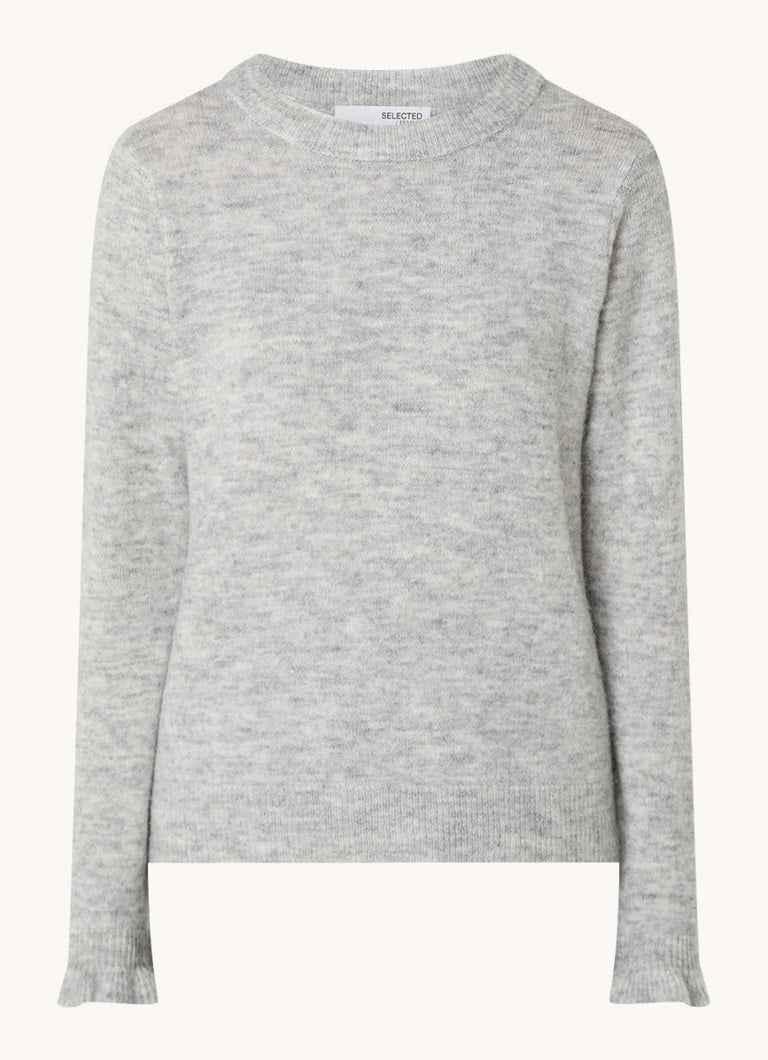 Selected Femme Lulu Fine Knit Wool Blend Sweater