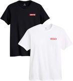 Levi's Set van 2 grafische T-shirts zwart, Maat L