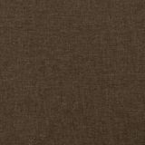 vidaXL Cadre de lit Tissu Marron foncé 140x200 cm